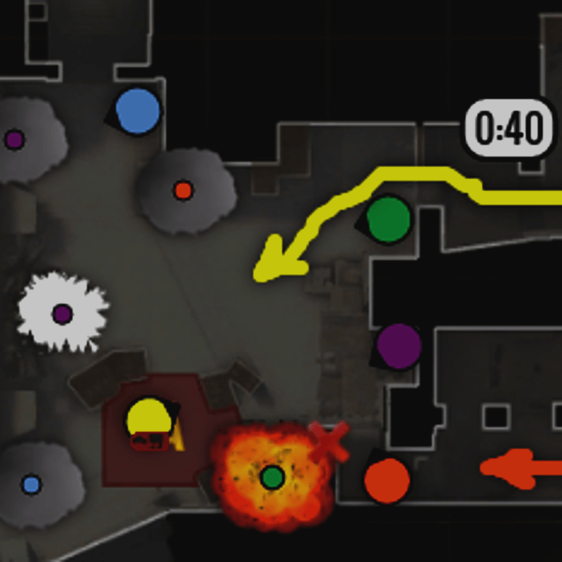 CSGO Board - Desenho de tácticas e plano de jogo para Counter-Strike 2